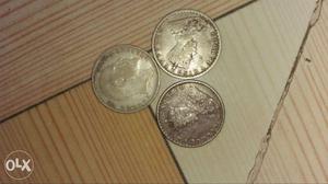 British era pure silver coins 35k each