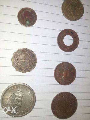 Copper And Silver Coin Collection