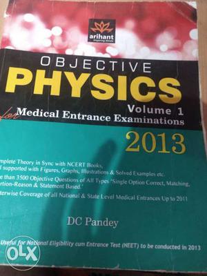 Dc pandey objective physics vol 1