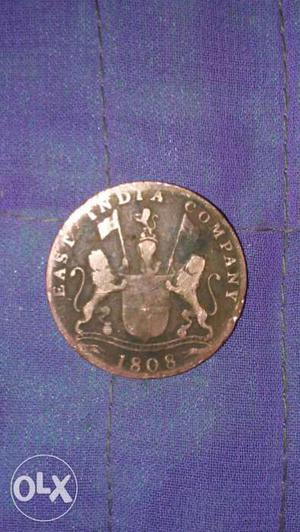  East Indian Company Round Silver Coin