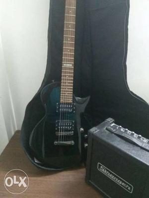 Esp Ltd electric guitar with stranger cube..three