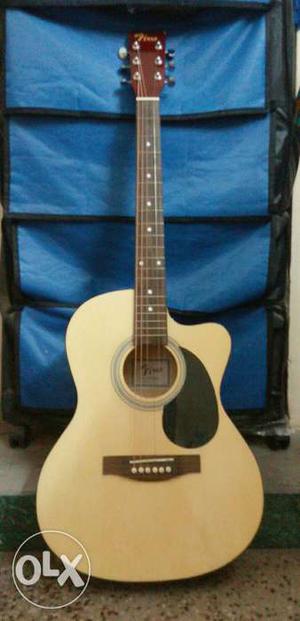 Fiero acoustic guitar with cover