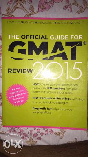 GMAT OG , as good as new with valid online