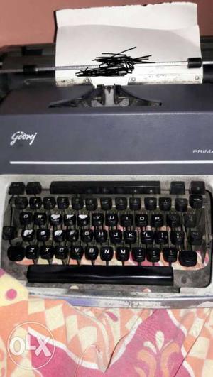 Godrej type writer machine excellent condition