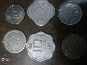Good condition old coins 10 Paisa 5 Paisa 25