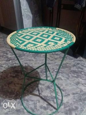 Green And White Table