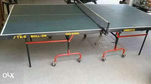 Green Wooden Table Tennis