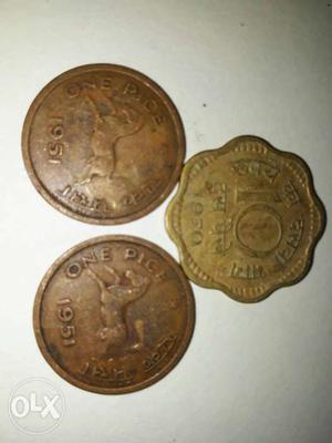 Indian first coin made in india 3 pic in 300