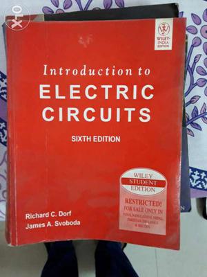 Introduction to ELECTRIC CIRCUITS Sixth edition Wiley India