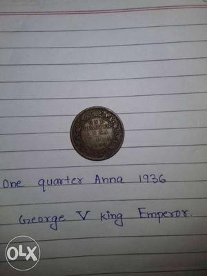 It is a  coin of george v king emperor. get