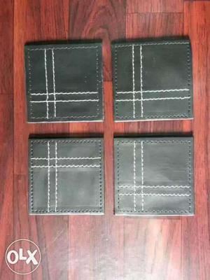 Leather Tea coaster set of 4