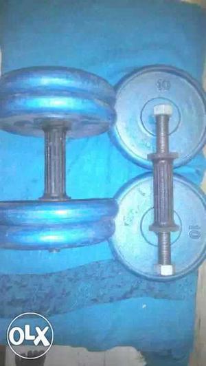New total 30kg home gym iron dumbles set with