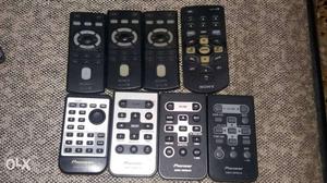 Pioneer and Sony car Sterio remote controls