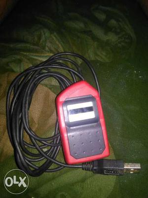 Red And Black Electronic Device