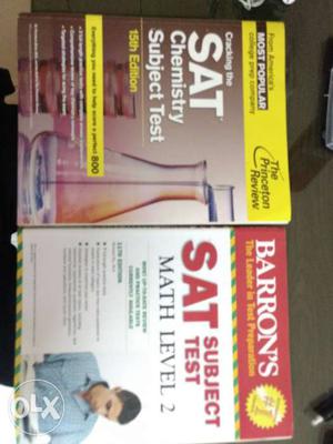 SAT books Maths & chemistry
