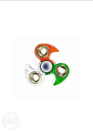 Sealed packed India flag fidget spinner.