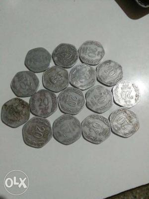 Silver 20 Coin Collection