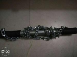 Silver Rod With Chains