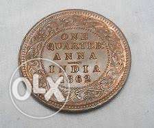  Silver coin Victoria India Coin