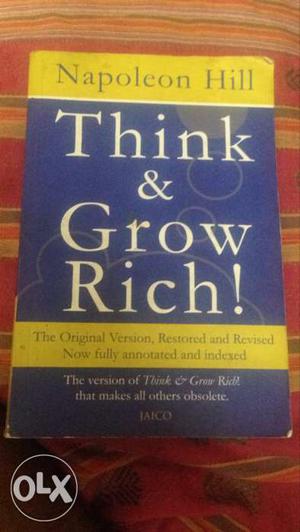 Think & Grow Rich ! By Napoleon Hill Book