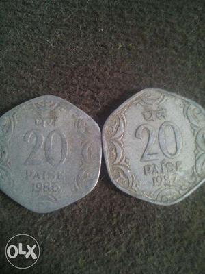 Two 20 paise coins in just 200 rupees
