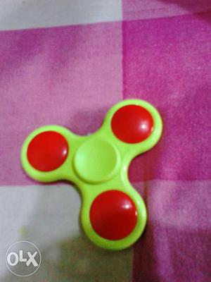Yellow And Red Hand Spinner