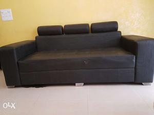 5 seater sofa for sale. Rexin material. 5 year