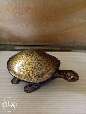 Good luck tortoise. handmade in kashmir. good