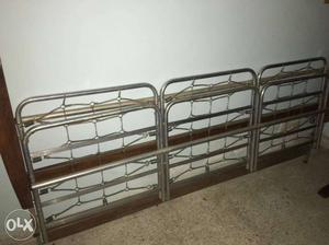 Gray Metal Folding Sofa/Bed frame