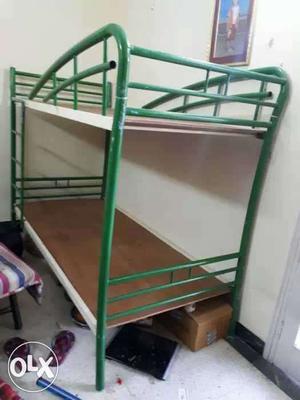 Green Steel Bunk Bed