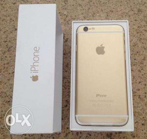 Iphone 6 16gb gold 14months old box charger