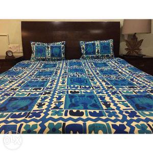 Jaipuri Cotton Double Bed Sheets Collections