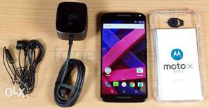 Moto x style mobile good condition turbo charger