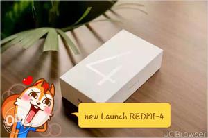 NeW Launched REDMI 4..seaLd pcK boX wid biLL..
