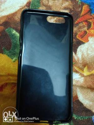 Oneplus 5 silicon back cover (black)