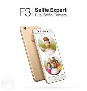 Oppo f3 selfie expert gold colour 10 days old