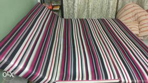 Red White And Black Striped Mattress