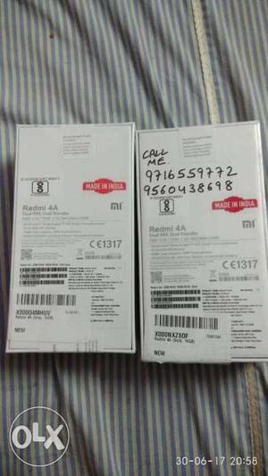 Redmi 4a Brand New Sealed Packed, Limited Stock
