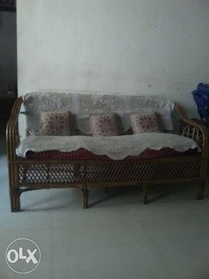 3 sitter cane sofa with 2 chairs