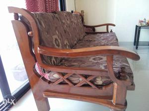 3+1+1 wooden sofa set in an excellent condition