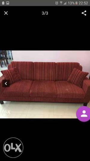 3seater+2seater sofa set very comfortable with 4
