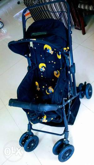 Baby's Black And Yellow Stroller for /-