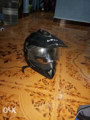 Black Dirt Bike Helmet