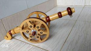 Brown And Red Cannon Miniature