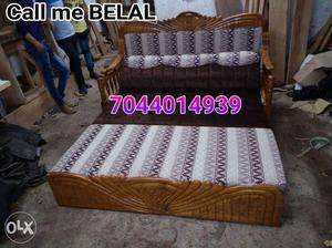Brown Trundle Bed