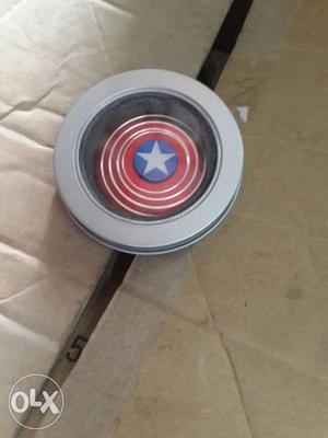 Captain America Shield Fidget Spinner In Case