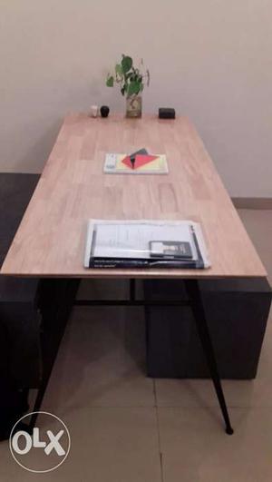 Dining / Utility Table With Benches