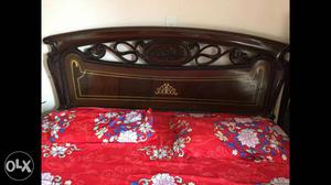 Double bed.. Fixed price.. 2 years.. Solid..Good