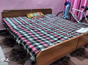 Double bed without box - 2 set available