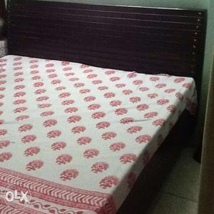 Good condition double bed with box storage and mattress
